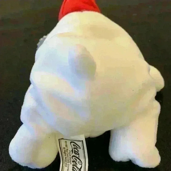 Coca Cola 1997 Plush Bear polar, Gently Used - Picture 6 of 6